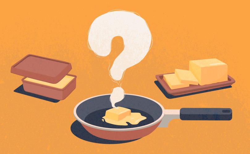 Beurre ou margarine ? Mutuelle Mieux-Etre vous aide à faire le choix.